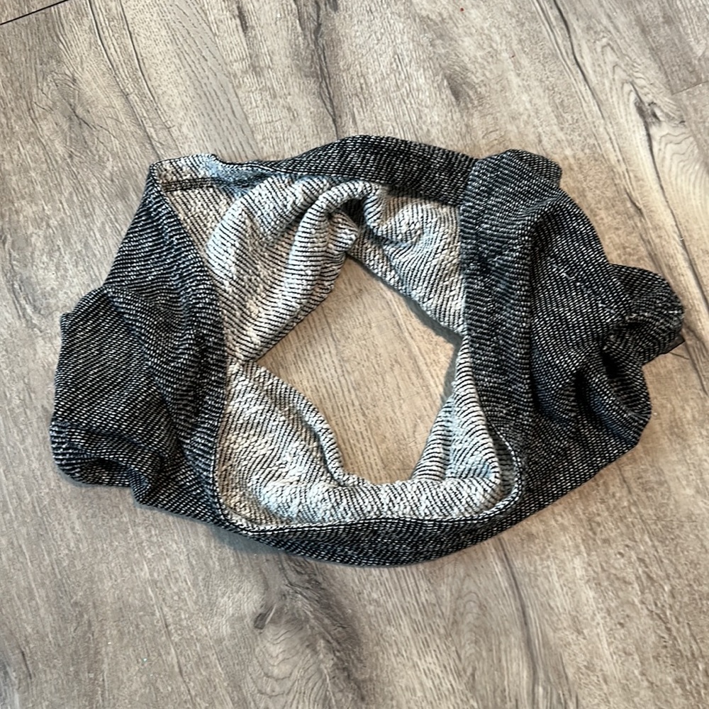 Eileen Fisher reversible infinity wrap scarf